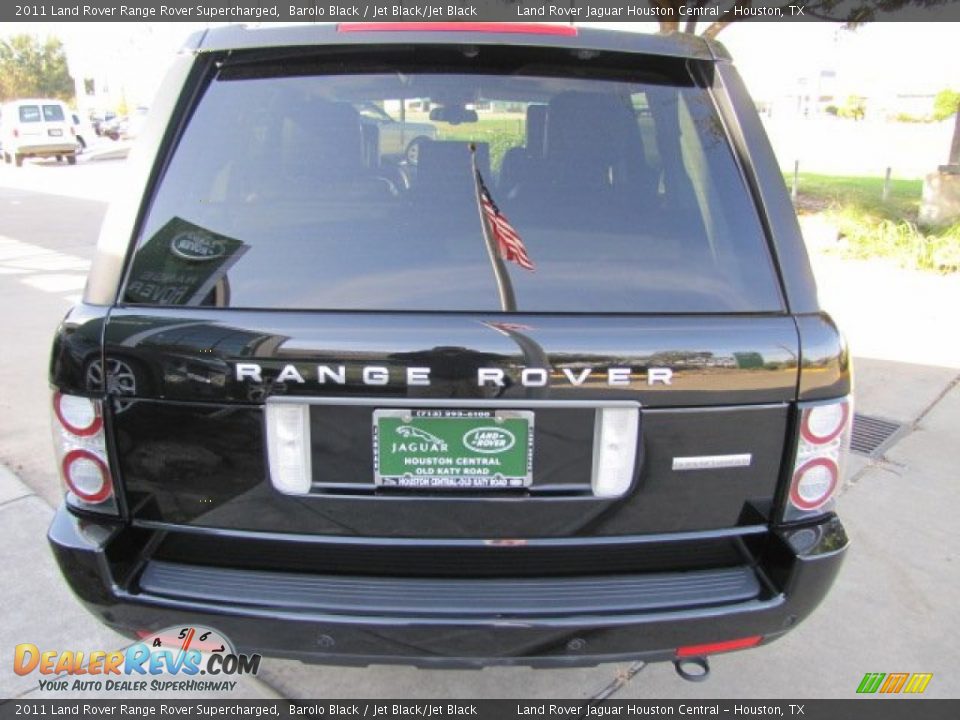 2011 Land Rover Range Rover Supercharged Barolo Black / Jet Black/Jet Black Photo #9