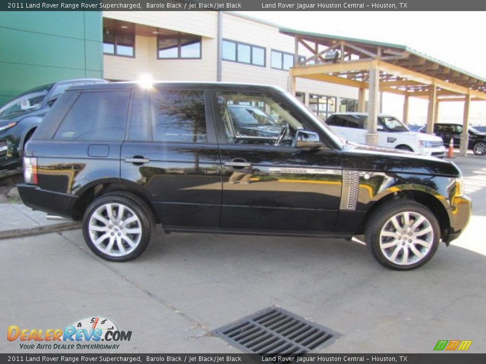2011 Land Rover Range Rover Supercharged Barolo Black / Jet Black/Jet Black Photo #11