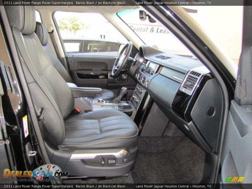2011 Land Rover Range Rover Supercharged Barolo Black / Jet Black/Jet Black Photo #12