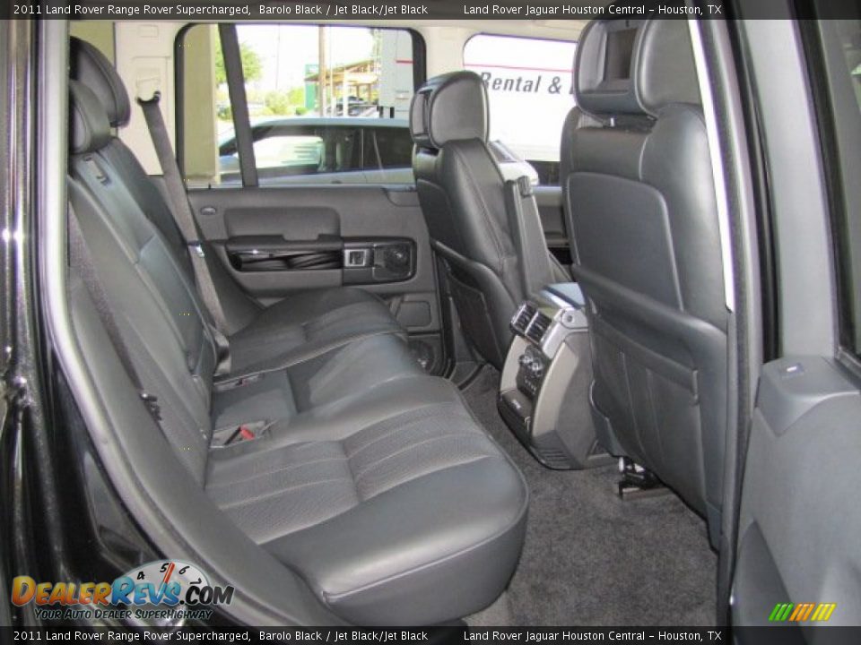 2011 Land Rover Range Rover Supercharged Barolo Black / Jet Black/Jet Black Photo #14