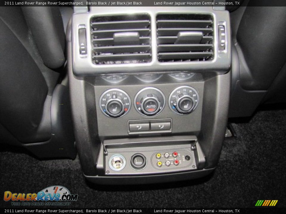 2011 Land Rover Range Rover Supercharged Barolo Black / Jet Black/Jet Black Photo #22