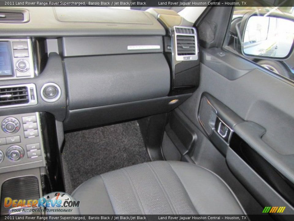 2011 Land Rover Range Rover Supercharged Barolo Black / Jet Black/Jet Black Photo #24