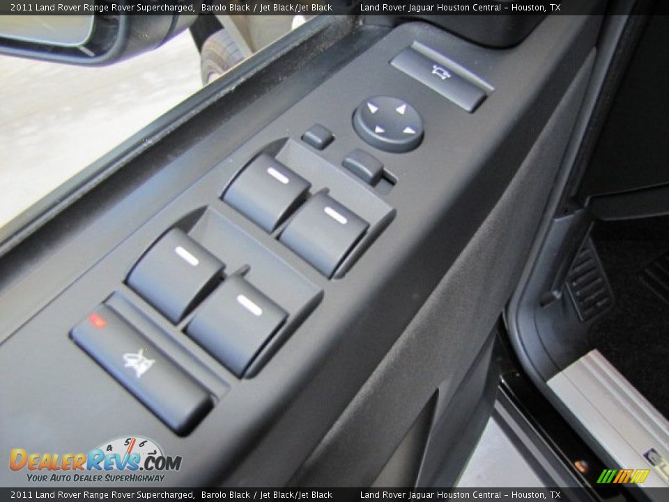 2011 Land Rover Range Rover Supercharged Barolo Black / Jet Black/Jet Black Photo #25