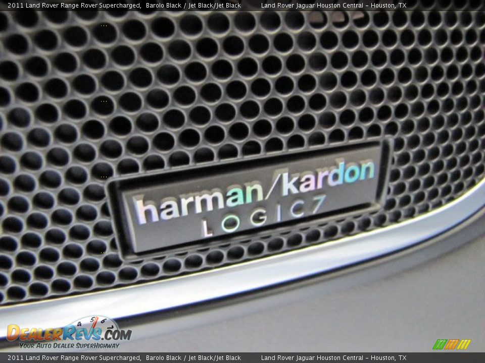 2011 Land Rover Range Rover Supercharged Barolo Black / Jet Black/Jet Black Photo #26