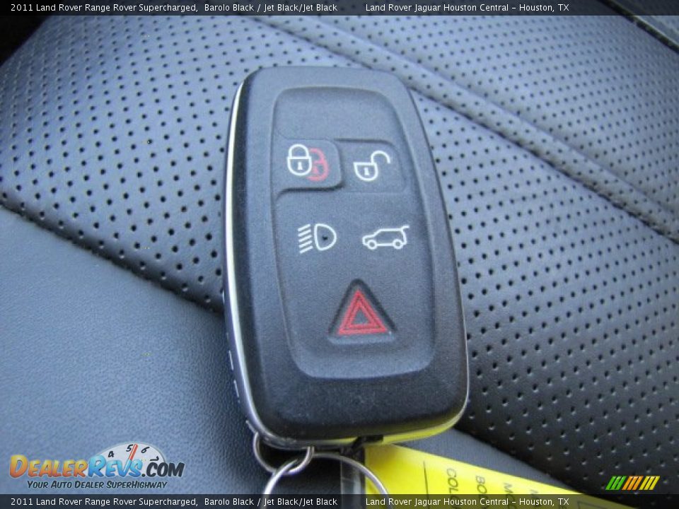 2011 Land Rover Range Rover Supercharged Barolo Black / Jet Black/Jet Black Photo #31