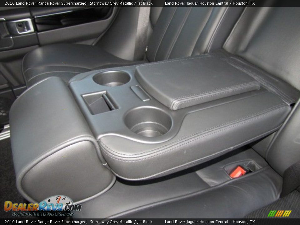 2010 Land Rover Range Rover Supercharged Stornoway Grey Metallic / Jet Black Photo #20