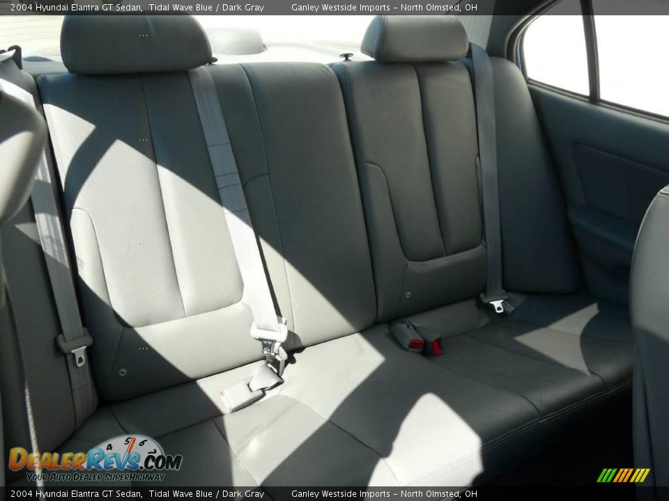 2004 Hyundai Elantra GT Sedan Tidal Wave Blue / Dark Gray Photo #12