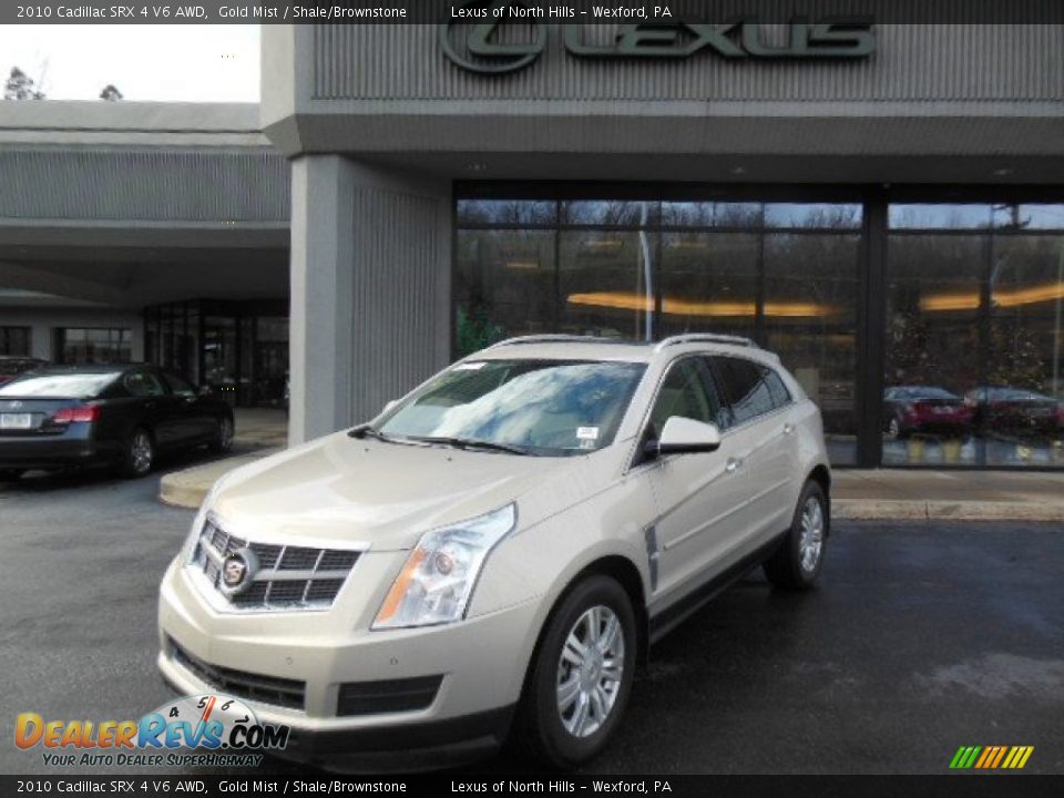 2010 Cadillac SRX 4 V6 AWD Gold Mist / Shale/Brownstone Photo #1
