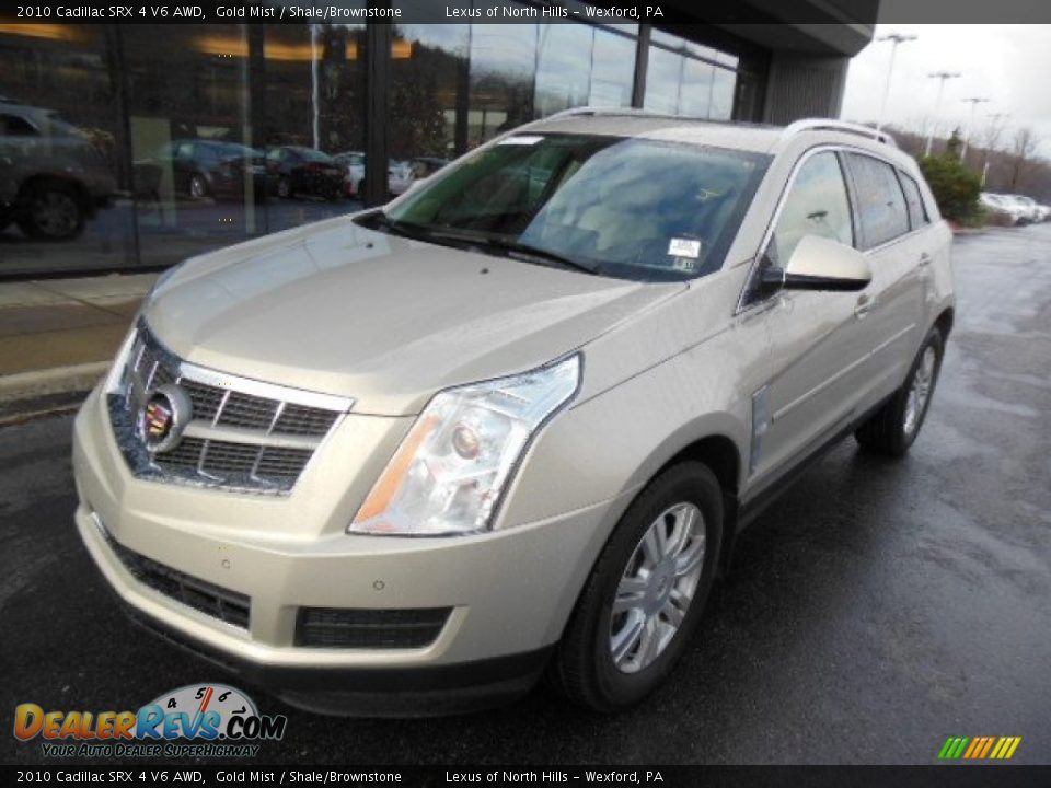 2010 Cadillac SRX 4 V6 AWD Gold Mist / Shale/Brownstone Photo #3
