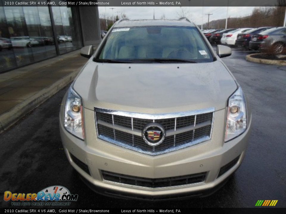 2010 Cadillac SRX 4 V6 AWD Gold Mist / Shale/Brownstone Photo #4