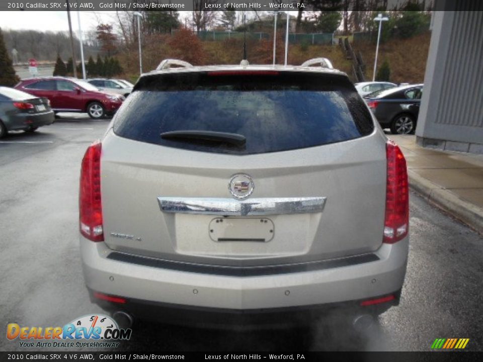 2010 Cadillac SRX 4 V6 AWD Gold Mist / Shale/Brownstone Photo #6
