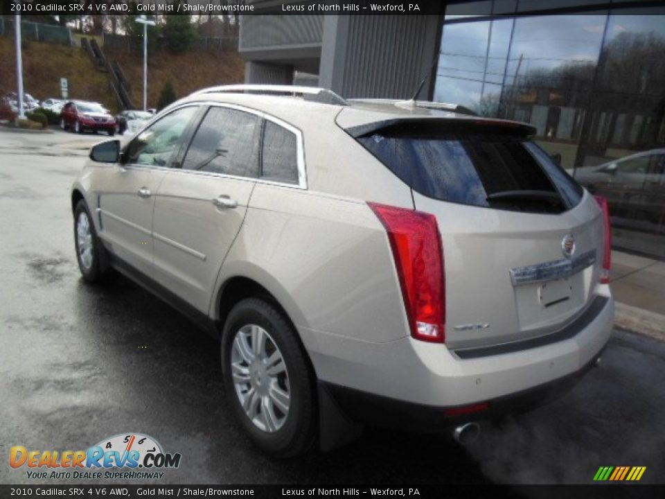 2010 Cadillac SRX 4 V6 AWD Gold Mist / Shale/Brownstone Photo #7