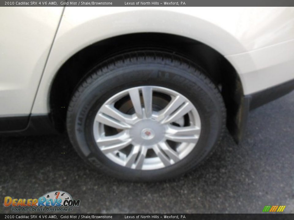 2010 Cadillac SRX 4 V6 AWD Gold Mist / Shale/Brownstone Photo #8