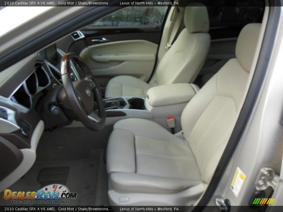 2010 Cadillac SRX 4 V6 AWD Gold Mist / Shale/Brownstone Photo #10