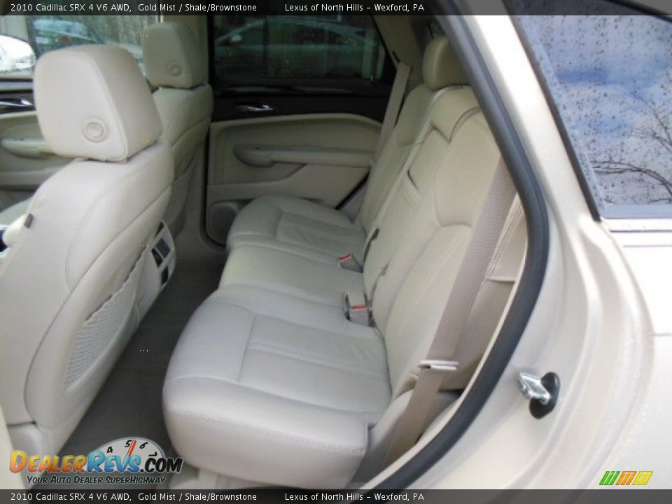 2010 Cadillac SRX 4 V6 AWD Gold Mist / Shale/Brownstone Photo #11