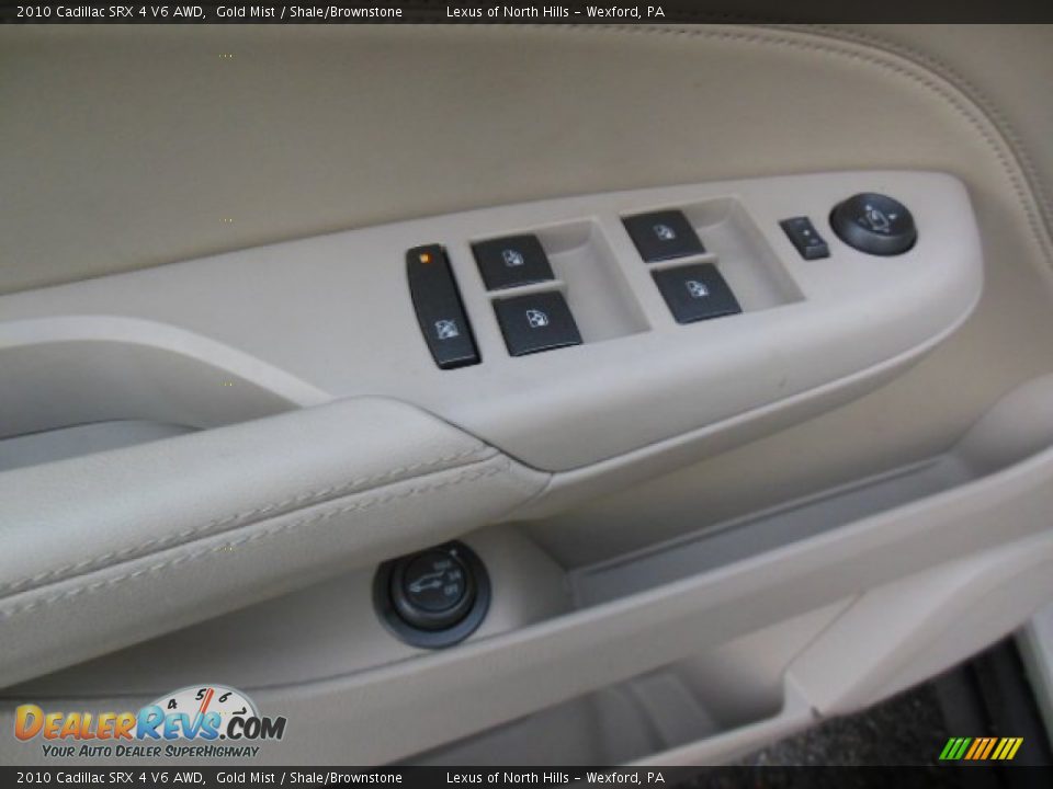 2010 Cadillac SRX 4 V6 AWD Gold Mist / Shale/Brownstone Photo #12