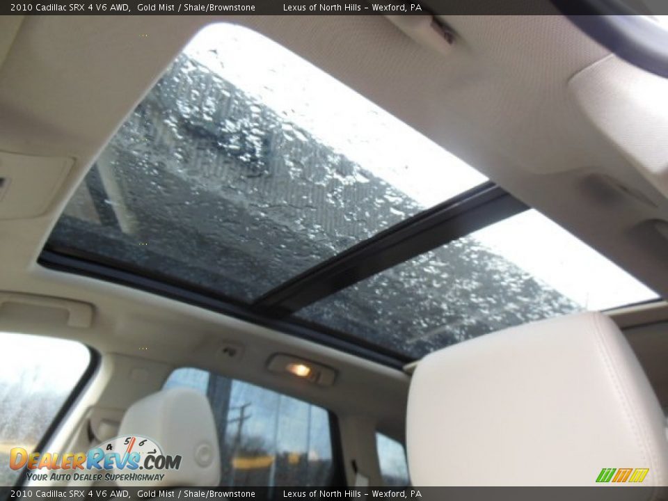 2010 Cadillac SRX 4 V6 AWD Gold Mist / Shale/Brownstone Photo #13