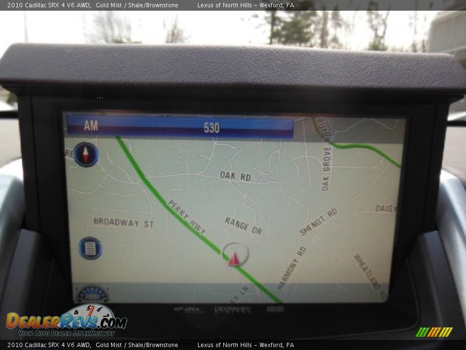 2010 Cadillac SRX 4 V6 AWD Gold Mist / Shale/Brownstone Photo #14