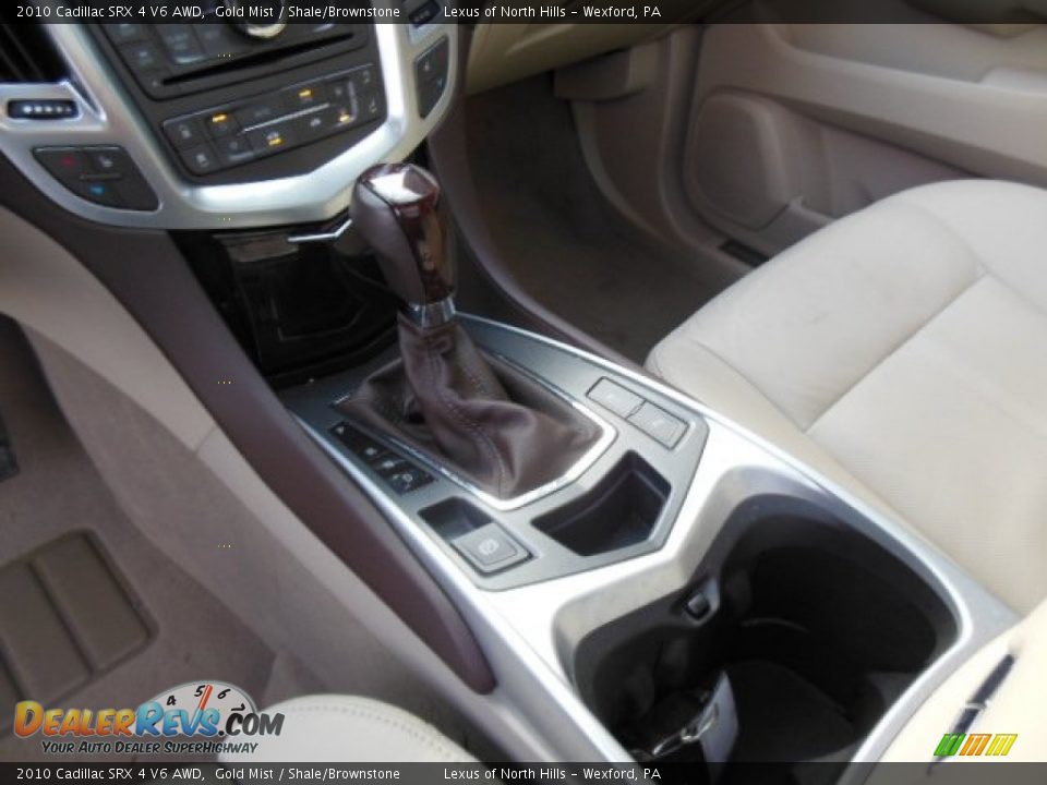2010 Cadillac SRX 4 V6 AWD Gold Mist / Shale/Brownstone Photo #16