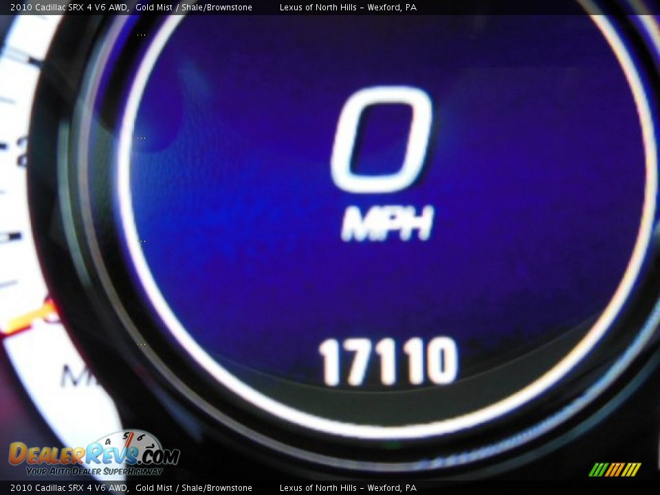 2010 Cadillac SRX 4 V6 AWD Gold Mist / Shale/Brownstone Photo #19