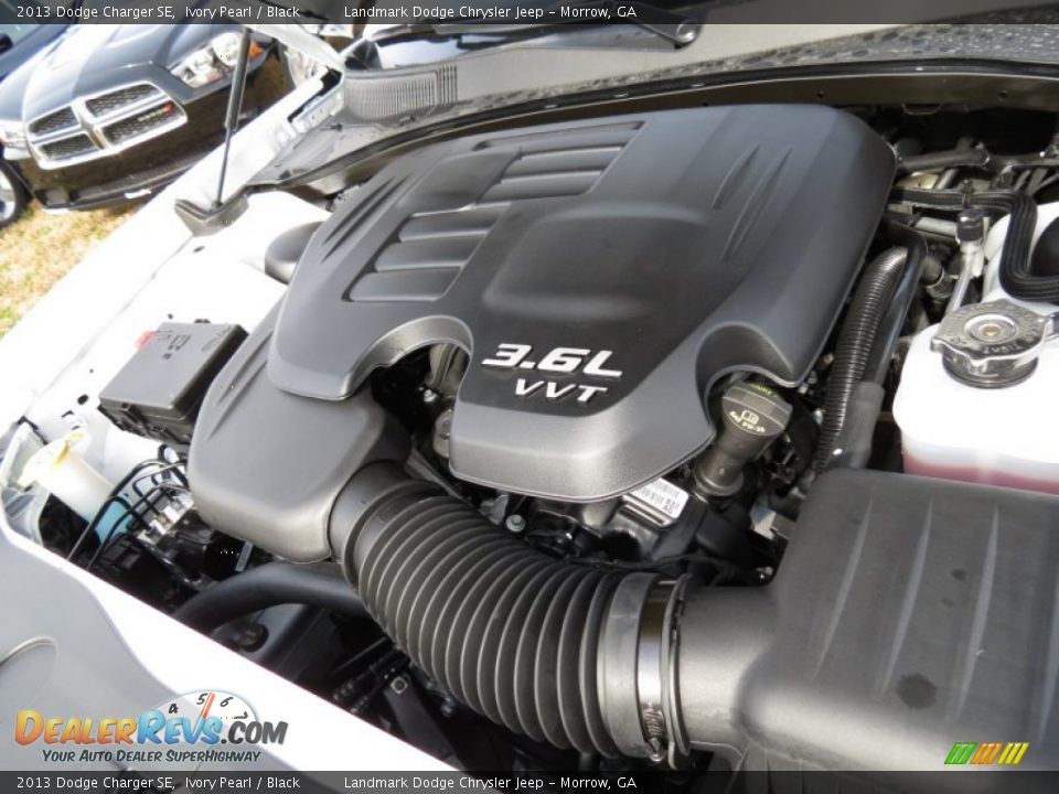 2013 Dodge Charger SE Ivory Pearl / Black Photo #9
