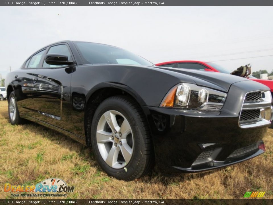 2013 Dodge Charger SE Pitch Black / Black Photo #4