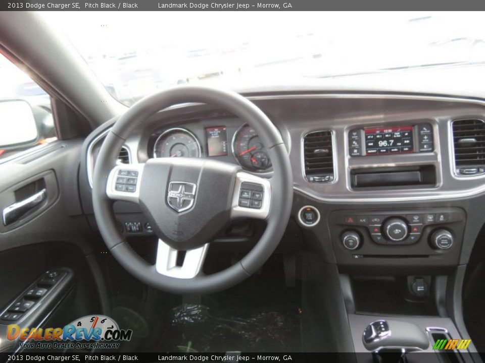 2013 Dodge Charger SE Pitch Black / Black Photo #8