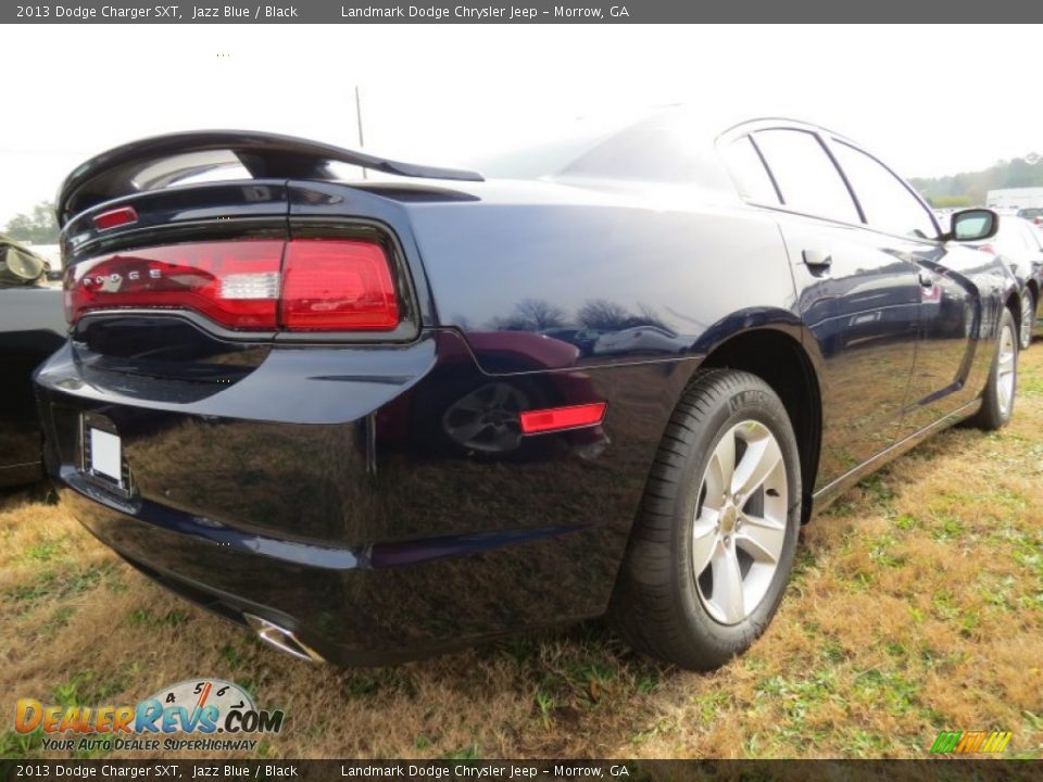 2013 Dodge Charger SXT Jazz Blue / Black Photo #3