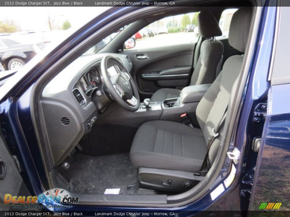 2013 Dodge Charger SXT Jazz Blue / Black Photo #6