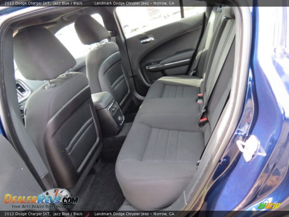 2013 Dodge Charger SXT Jazz Blue / Black Photo #7