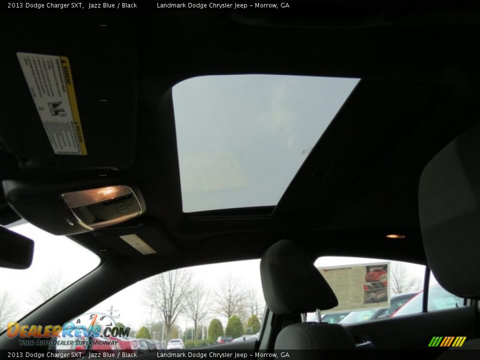2013 Dodge Charger SXT Jazz Blue / Black Photo #9
