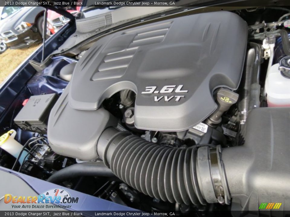 2013 Dodge Charger SXT Jazz Blue / Black Photo #10