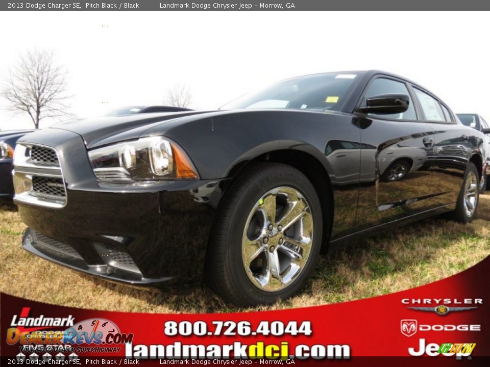 2013 Dodge Charger SE Pitch Black / Black Photo #1
