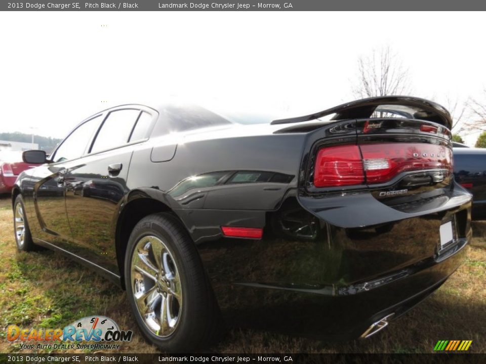 2013 Dodge Charger SE Pitch Black / Black Photo #2
