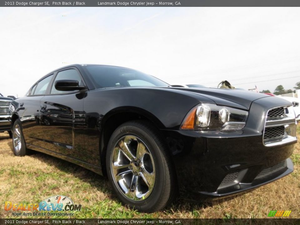 2013 Dodge Charger SE Pitch Black / Black Photo #4