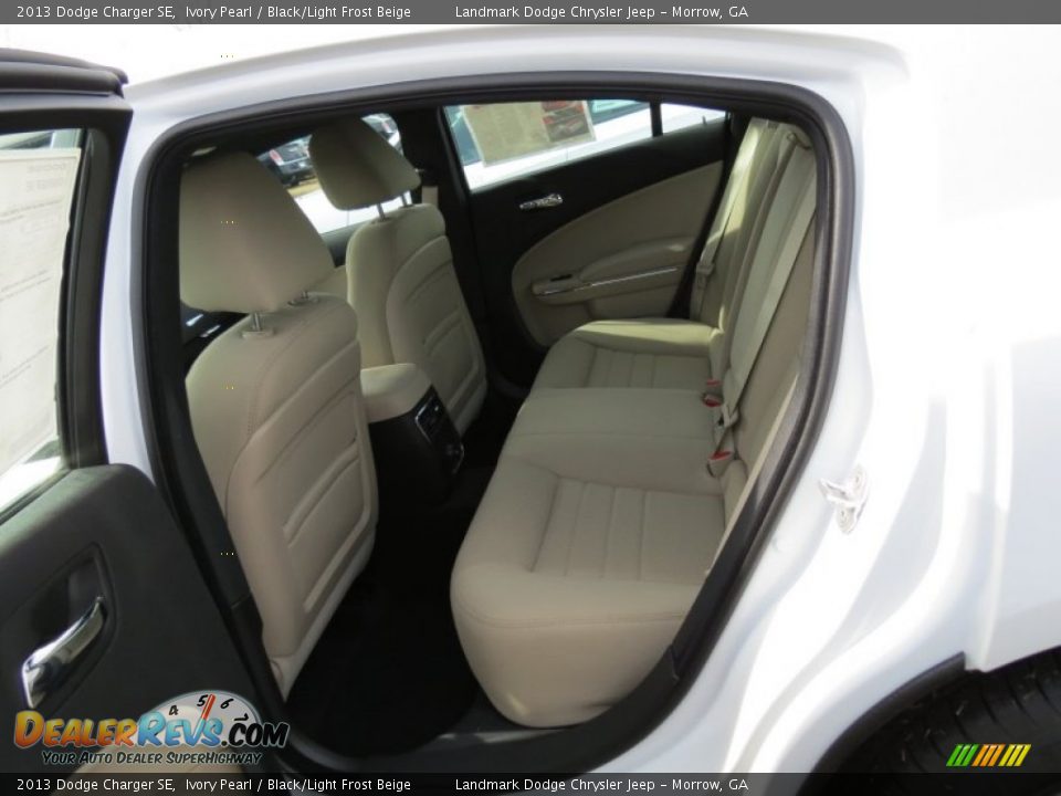 2013 Dodge Charger SE Ivory Pearl / Black/Light Frost Beige Photo #7