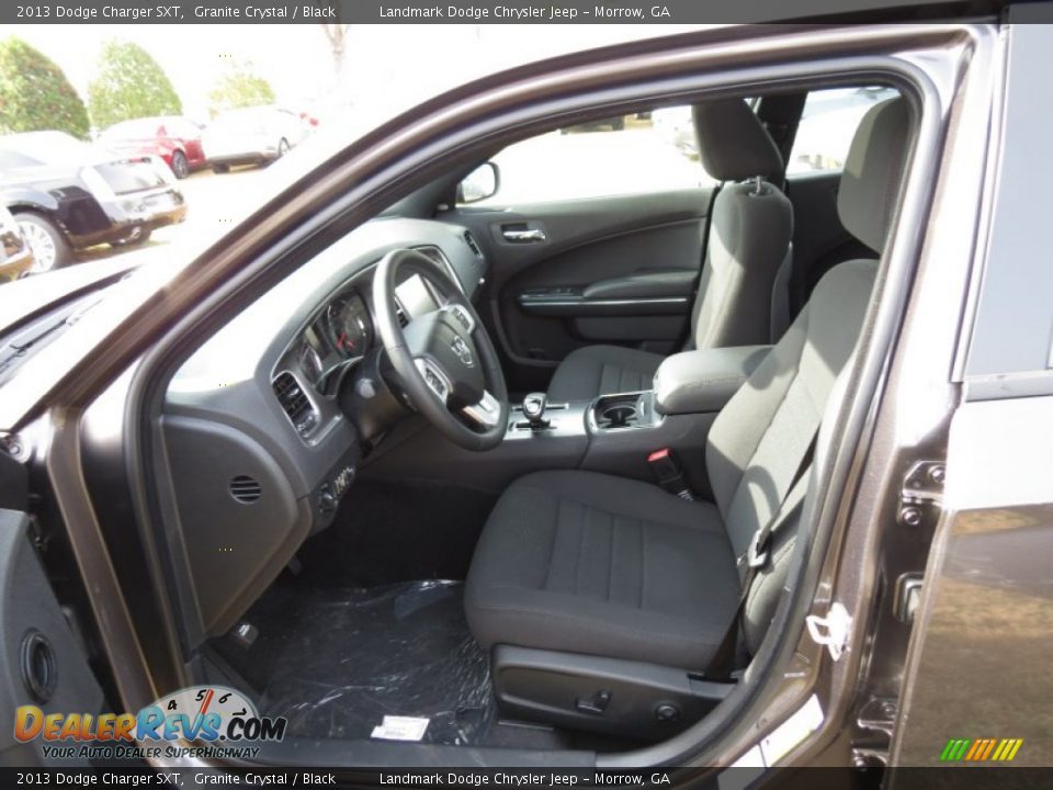 2013 Dodge Charger SXT Granite Crystal / Black Photo #6