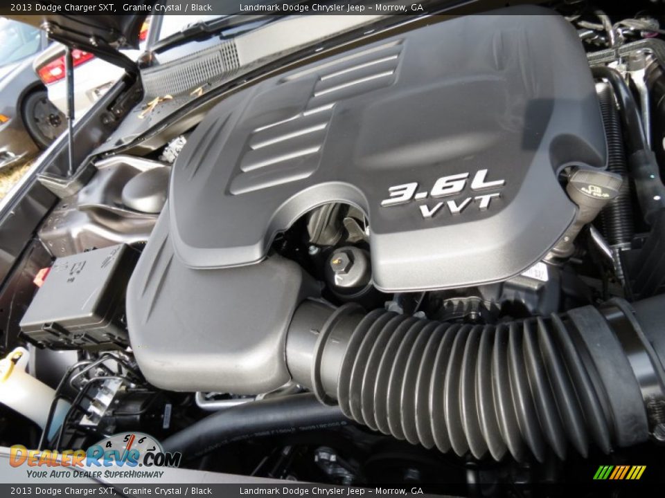 2013 Dodge Charger SXT Granite Crystal / Black Photo #10