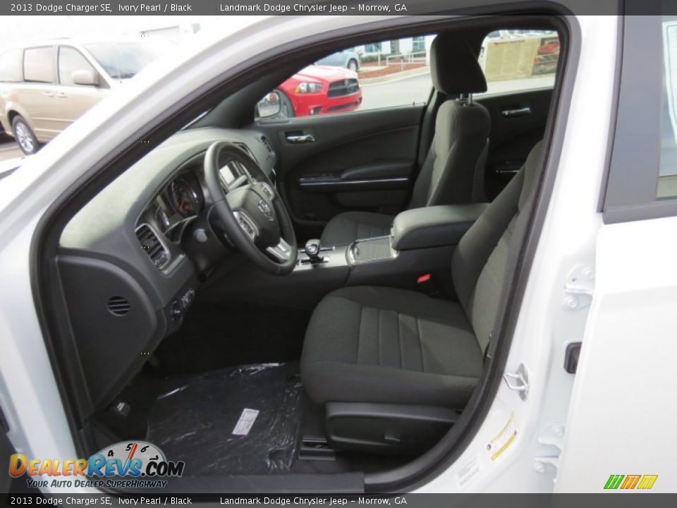2013 Dodge Charger SE Ivory Pearl / Black Photo #6