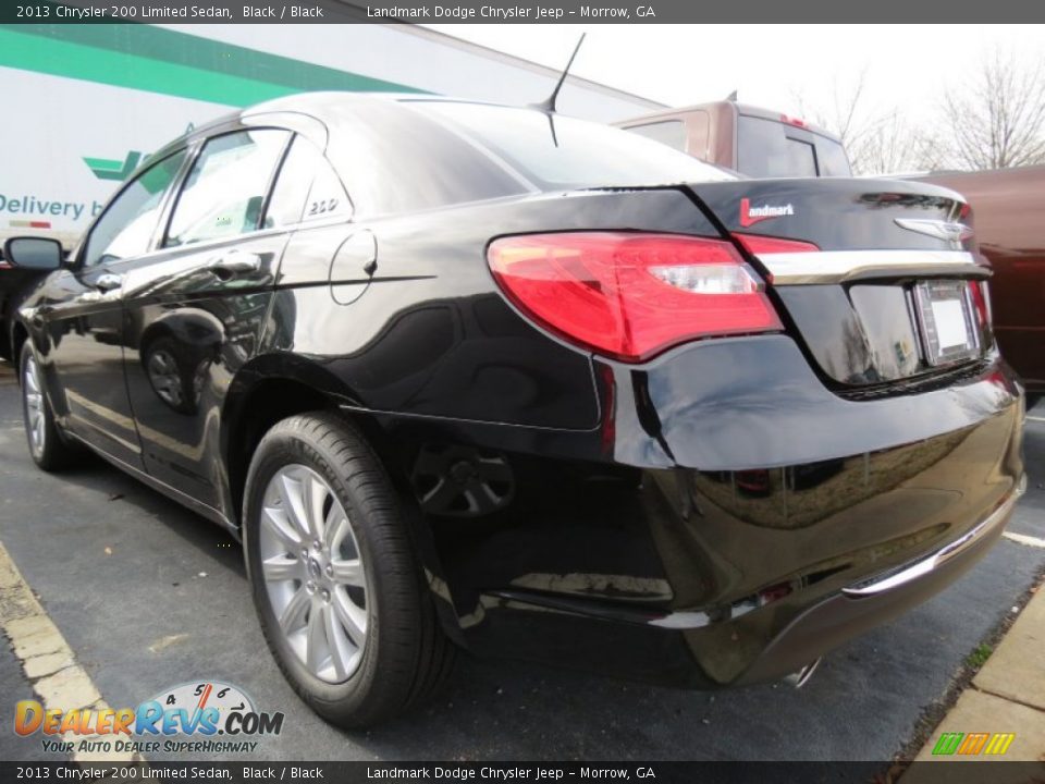 2013 Chrysler 200 Limited Sedan Black / Black Photo #2