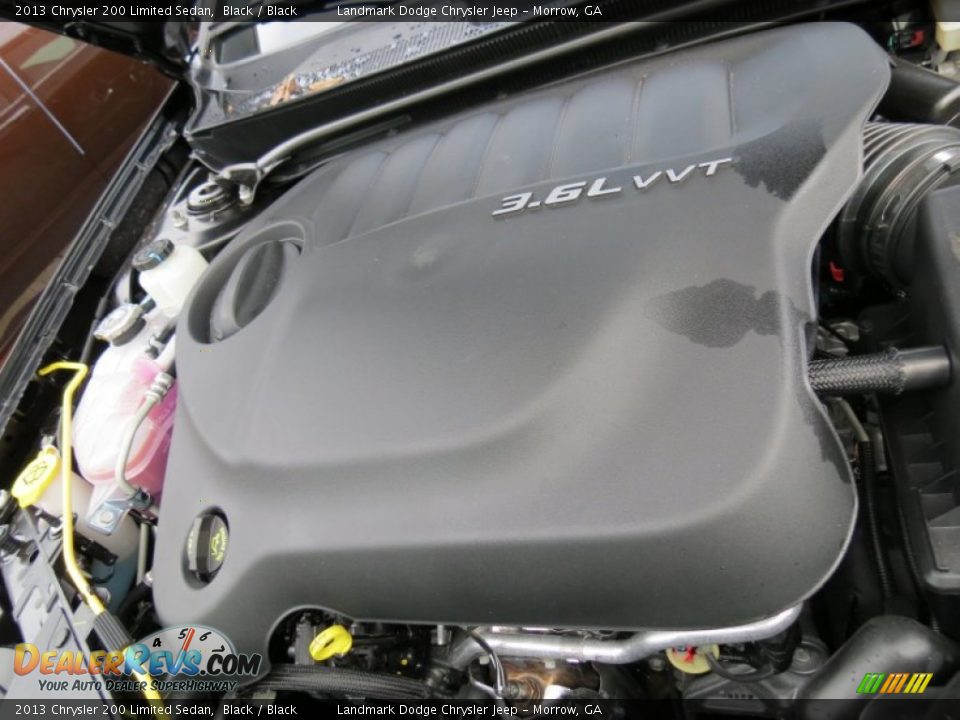 2013 Chrysler 200 Limited Sedan Black / Black Photo #9