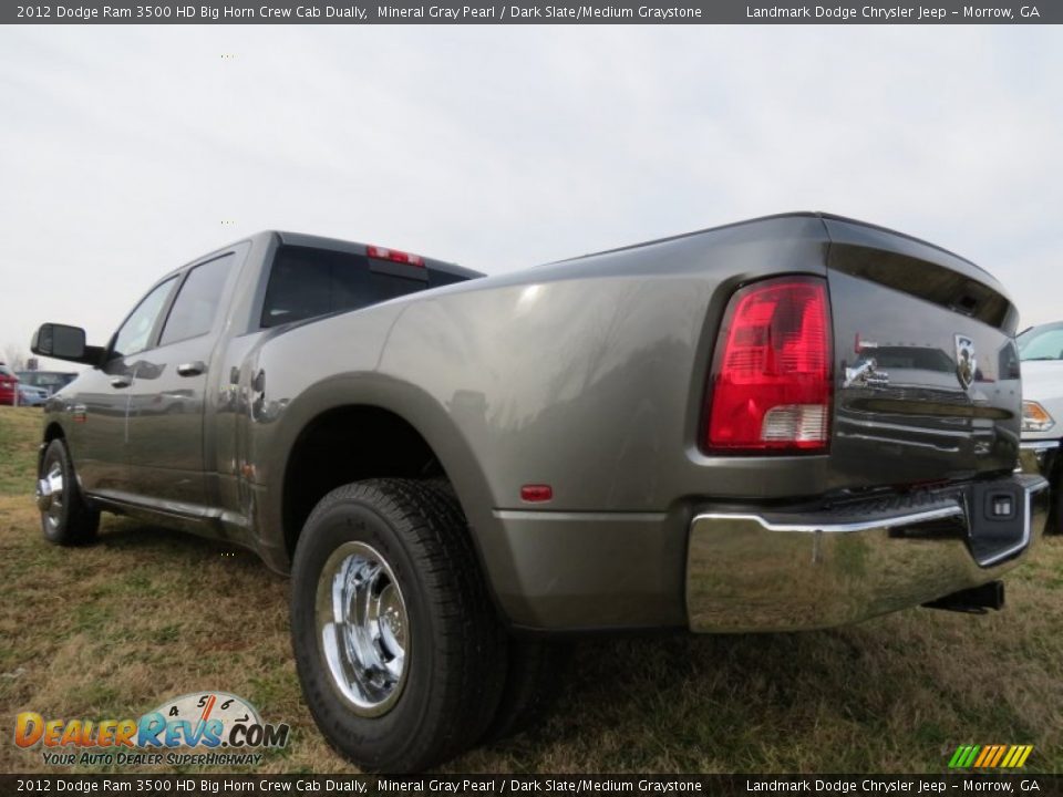 2012 Dodge Ram 3500 HD Big Horn Crew Cab Dually Mineral Gray Pearl / Dark Slate/Medium Graystone Photo #2