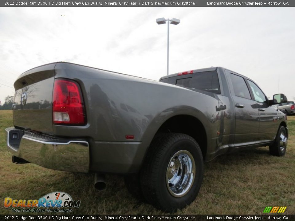 2012 Dodge Ram 3500 HD Big Horn Crew Cab Dually Mineral Gray Pearl / Dark Slate/Medium Graystone Photo #3