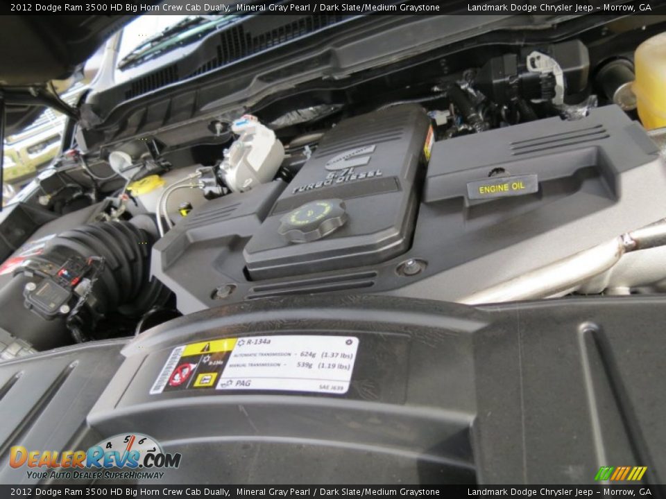 2012 Dodge Ram 3500 HD Big Horn Crew Cab Dually Mineral Gray Pearl / Dark Slate/Medium Graystone Photo #10
