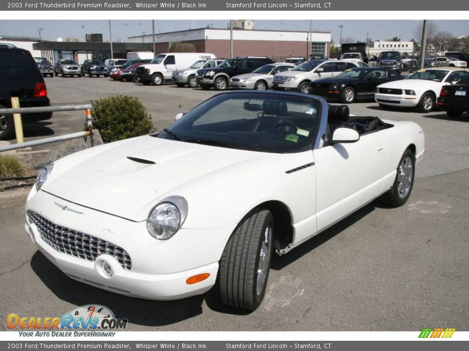 2003 Ford Thunderbird Premium Roadster Whisper White / Black Ink Photo #1