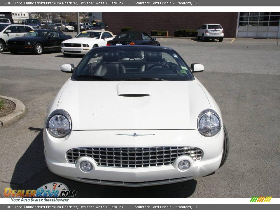 2003 Ford Thunderbird Premium Roadster Whisper White / Black Ink Photo #2