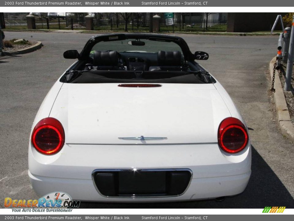 2003 Ford Thunderbird Premium Roadster Whisper White / Black Ink Photo #6