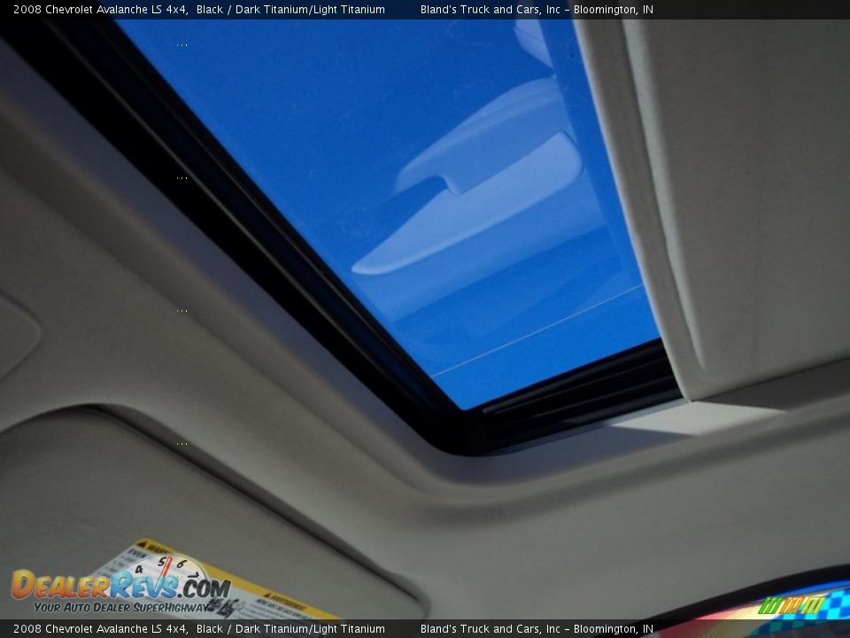 2008 Chevrolet Avalanche LS 4x4 Black / Dark Titanium/Light Titanium Photo #15