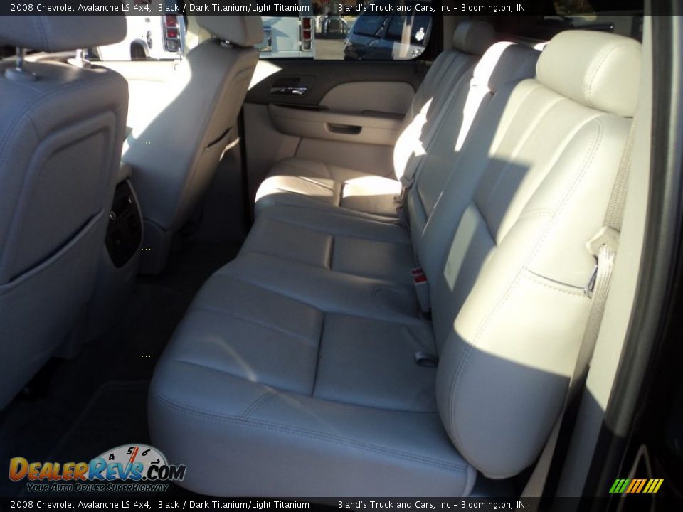 2008 Chevrolet Avalanche LS 4x4 Black / Dark Titanium/Light Titanium Photo #19