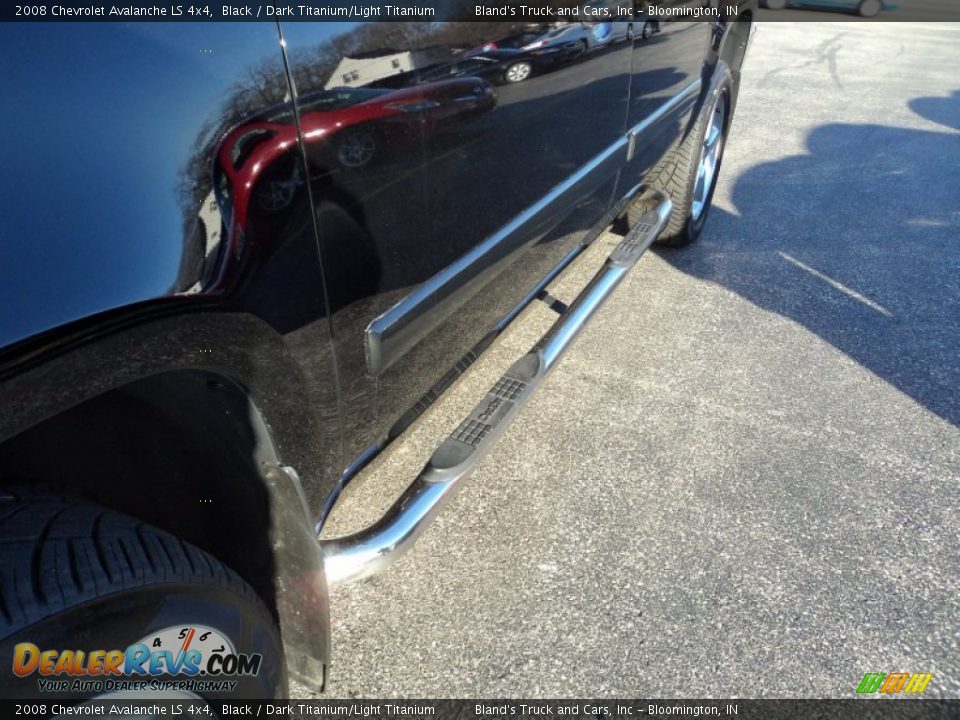 2008 Chevrolet Avalanche LS 4x4 Black / Dark Titanium/Light Titanium Photo #21